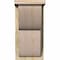 Ekena Millwork Crestline Rough Sawn Corbel w/Backplate, Douglas Fir, 8"W x 8"D x 16"H COR08X08X16CRE01RDF - alternate 3